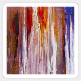 luxury abstract painting Sticker